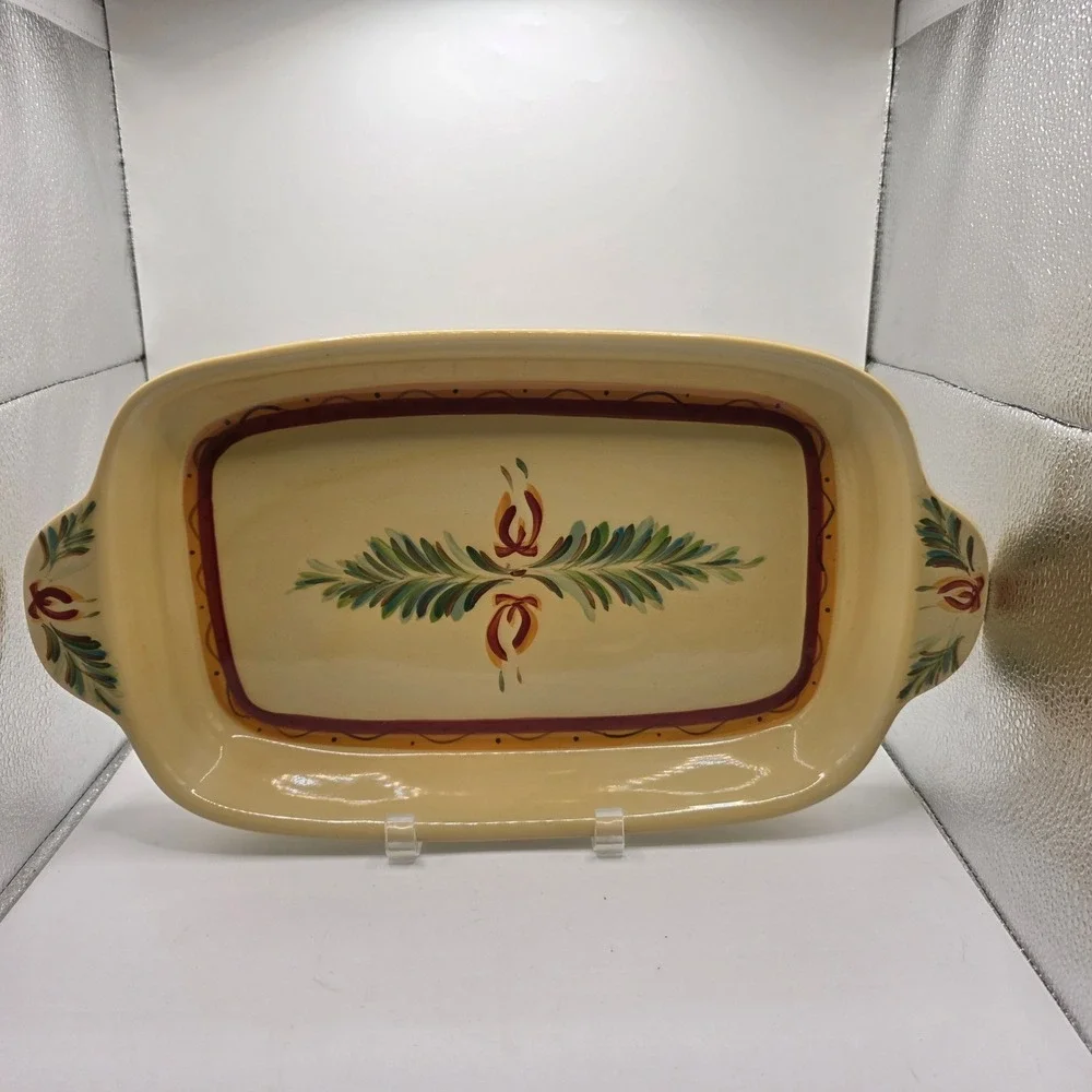 Southern Living at Home Gail Pittman Siena Rectangle Casserole Dish with Stand